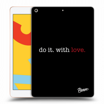 Picasee silikonový průhledný obal pro Apple iPad 10.2" 2019 (7. gen) - Do it. With love.