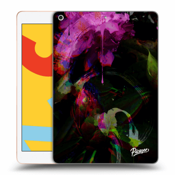 Picasee silikonový černý obal pro Apple iPad 10.2" 2019 (7. gen) - Peony Color