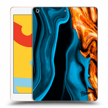 Obal pro Apple iPad 2019 (7. gen) - Gold blue
