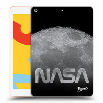 Picasee silikonový průhledný obal pro Apple iPad 10.2" 2019 (7. gen) - Moon Cut