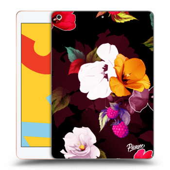 Picasee silikonový průhledný obal pro Apple iPad 10.2" 2019 (7. gen) - Flowers and Berries