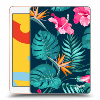 Obal pro Apple iPad 10.2" 2019 (7. gen) - Pink Monstera