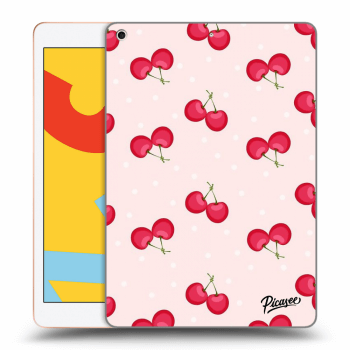 Picasee silikonový průhledný obal pro Apple iPad 10.2" 2019 (7. gen) - Cherries