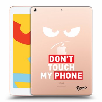 Obal pro Apple iPad 10.2" 2019 (7. gen) - Angry Eyes - Transparent