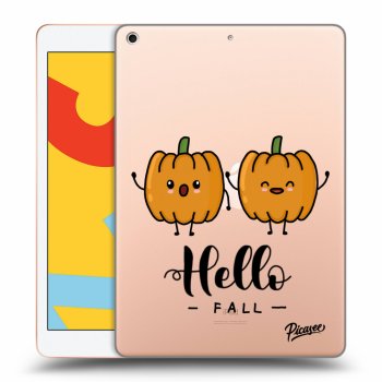 Picasee silikonový průhledný obal pro Apple iPad 10.2" 2019 (7. gen) - Hallo Fall