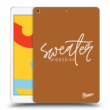 Picasee silikonový průhledný obal pro Apple iPad 10.2" 2019 (7. gen) - Sweater weather