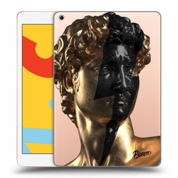 Picasee silikonový průhledný obal pro Apple iPad 10.2" 2019 (7. gen) - Wildfire - Gold