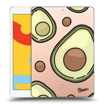 Picasee silikonový průhledný obal pro Apple iPad 10.2" 2019 (7. gen) - Avocado