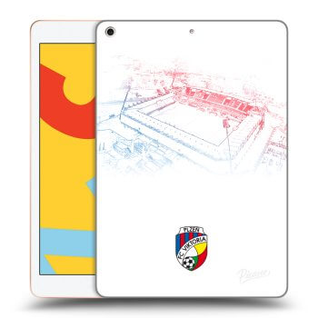 Picasee silikonový průhledný obal pro Apple iPad 10.2" 2019 (7. gen) - FC Viktoria Plzeň C