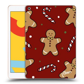 Picasee silikonový průhledný obal pro Apple iPad 10.2" 2019 (7. gen) - Gingerbread 2