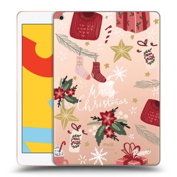 Picasee silikonový průhledný obal pro Apple iPad 10.2" 2019 (7. gen) - Christmas