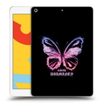 Picasee silikonový černý obal pro Apple iPad 10.2" 2019 (7. gen) - Diamanty Purple