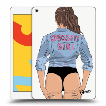 Picasee silikonový černý obal pro Apple iPad 10.2" 2019 (7. gen) - Crossfit girl - nickynellow