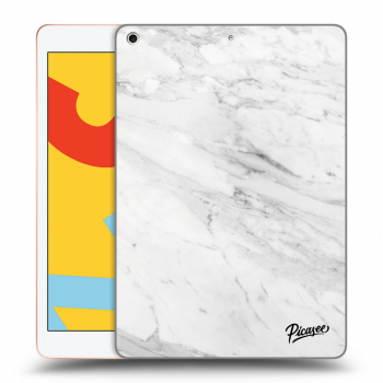 Obal pro Apple iPad 2019 (7. gen) - White marble