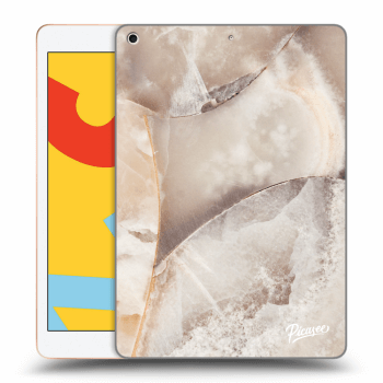 Obal pro Apple iPad 10.2" 2019 (7. gen) - Cream marble
