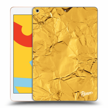 Picasee silikonový černý obal pro Apple iPad 10.2" 2019 (7. gen) - Gold
