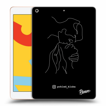 Picasee silikonový černý obal pro Apple iPad 10.2" 2019 (7. gen) - Forehead kiss White