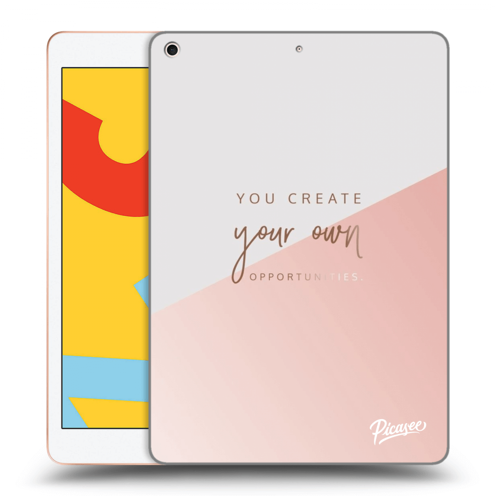 Picasee silikonový průhledný obal pro Apple iPad 10.2" 2019 (7. gen) - You create your own opportunities