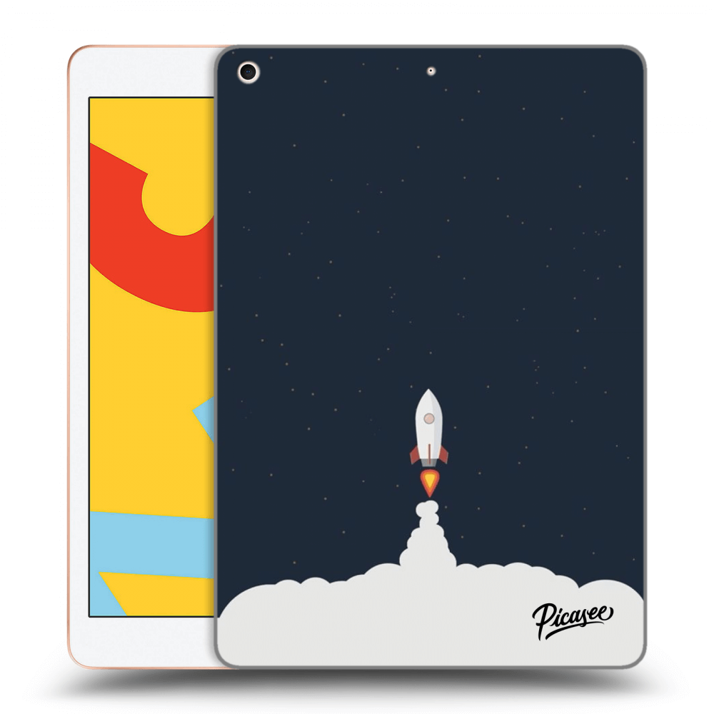 Picasee silikonový průhledný obal pro Apple iPad 10.2" 2019 (7. gen) - Astronaut 2