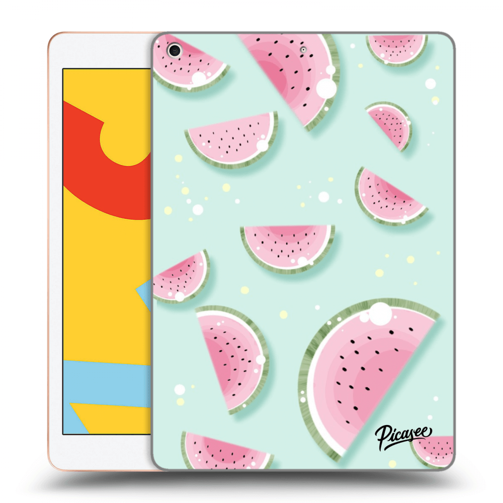 Picasee silikonový průhledný obal pro Apple iPad 10.2" 2019 (7. gen) - Watermelon 2