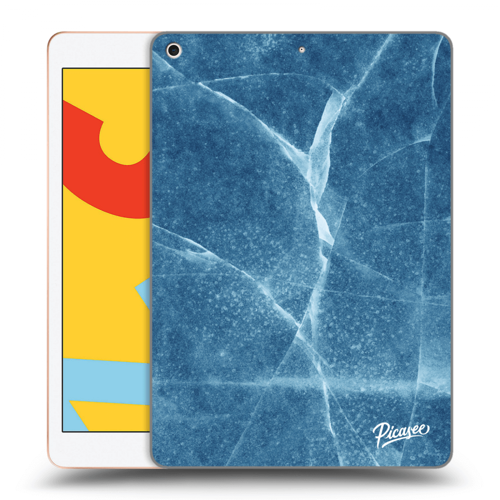 Picasee silikonový průhledný obal pro Apple iPad 10.2" 2019 (7. gen) - Blue marble