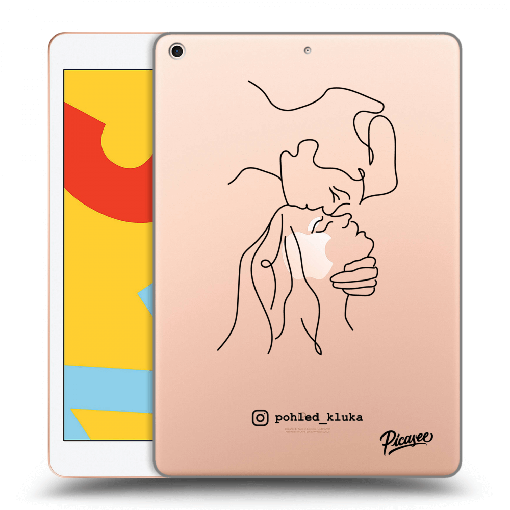 Picasee silikonový průhledný obal pro Apple iPad 10.2" 2019 (7. gen) - Forehead kiss