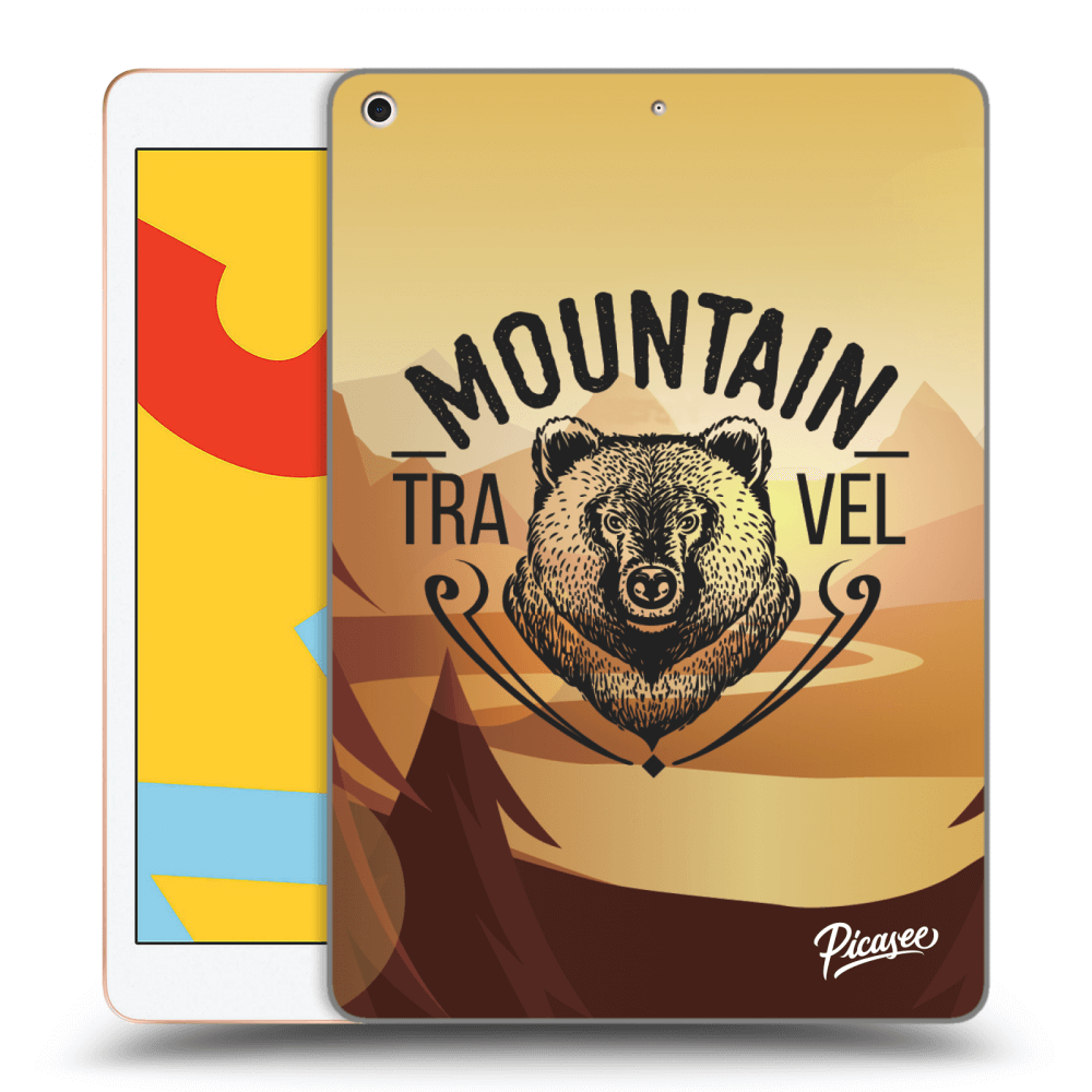 Picasee silikonový průhledný obal pro Apple iPad 10.2" 2019 (7. gen) - Mountain bear