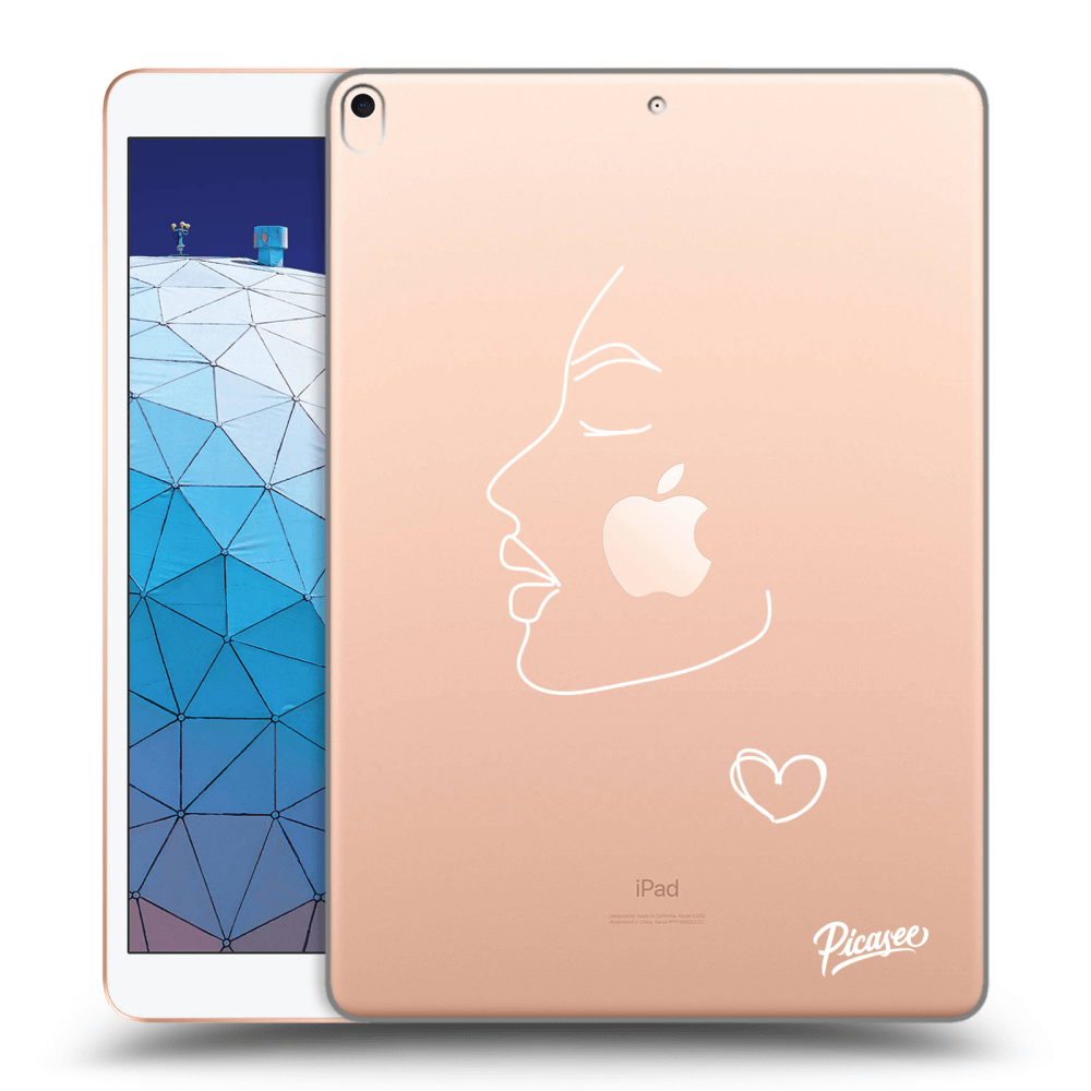 Picasee silikonový průhledný obal pro Apple iPad Air 10.5" 2019 (3.gen) - Couple girl White