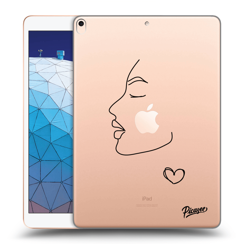 Picasee silikonový průhledný obal pro Apple iPad Air 10.5" 2019 (3.gen) - Couple girl