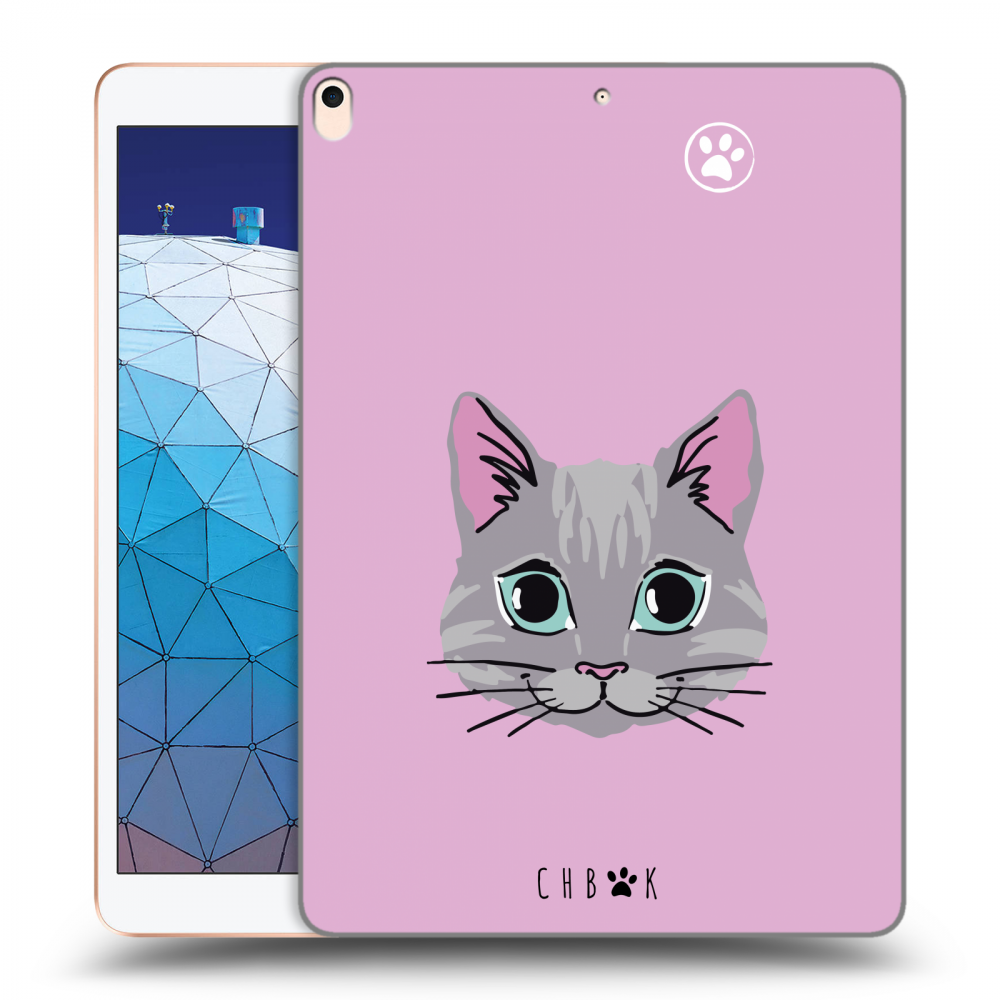 Picasee silikonový černý obal pro Apple iPad Air 10.5" 2019 (3.gen) - Chybí mi kočky - Růžová