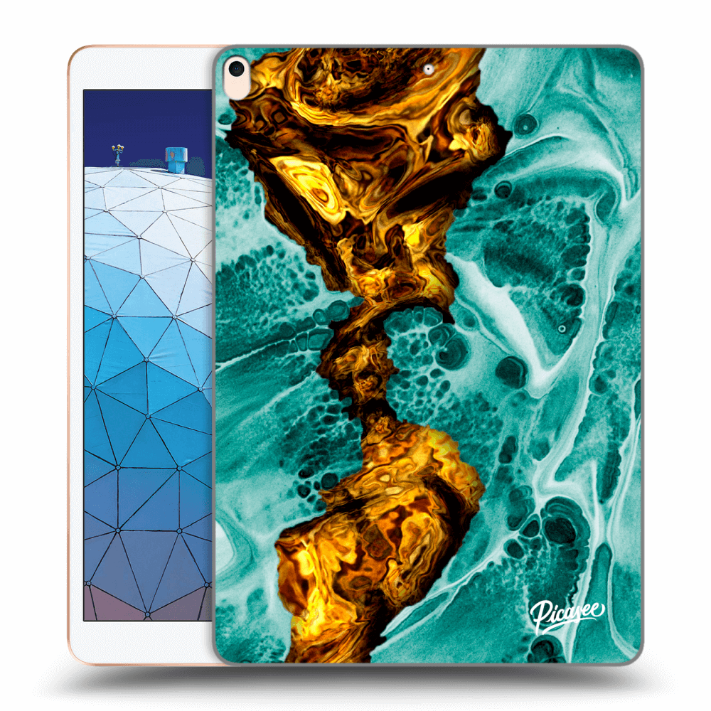 Picasee silikonový průhledný obal pro Apple iPad Air 10.5" 2019 (3.gen) - Goldsky