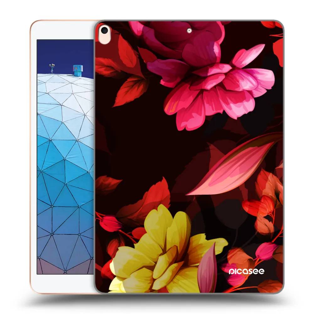 Picasee silikonový průhledný obal pro Apple iPad Air 10.5" 2019 (3.gen) - Dark Peonny