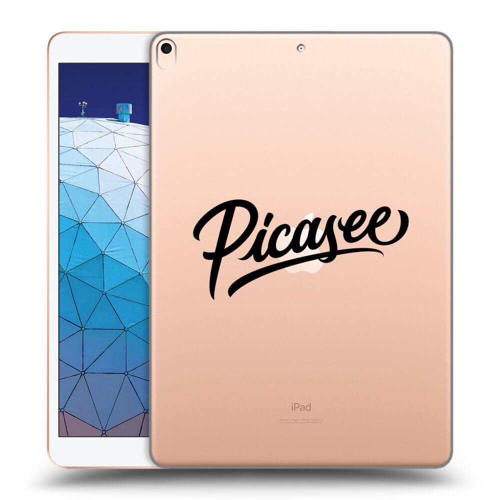 Picasee silikonový průhledný obal pro Apple iPad Air 10.5" 2019 (3.gen) - Picasee - old logo - black