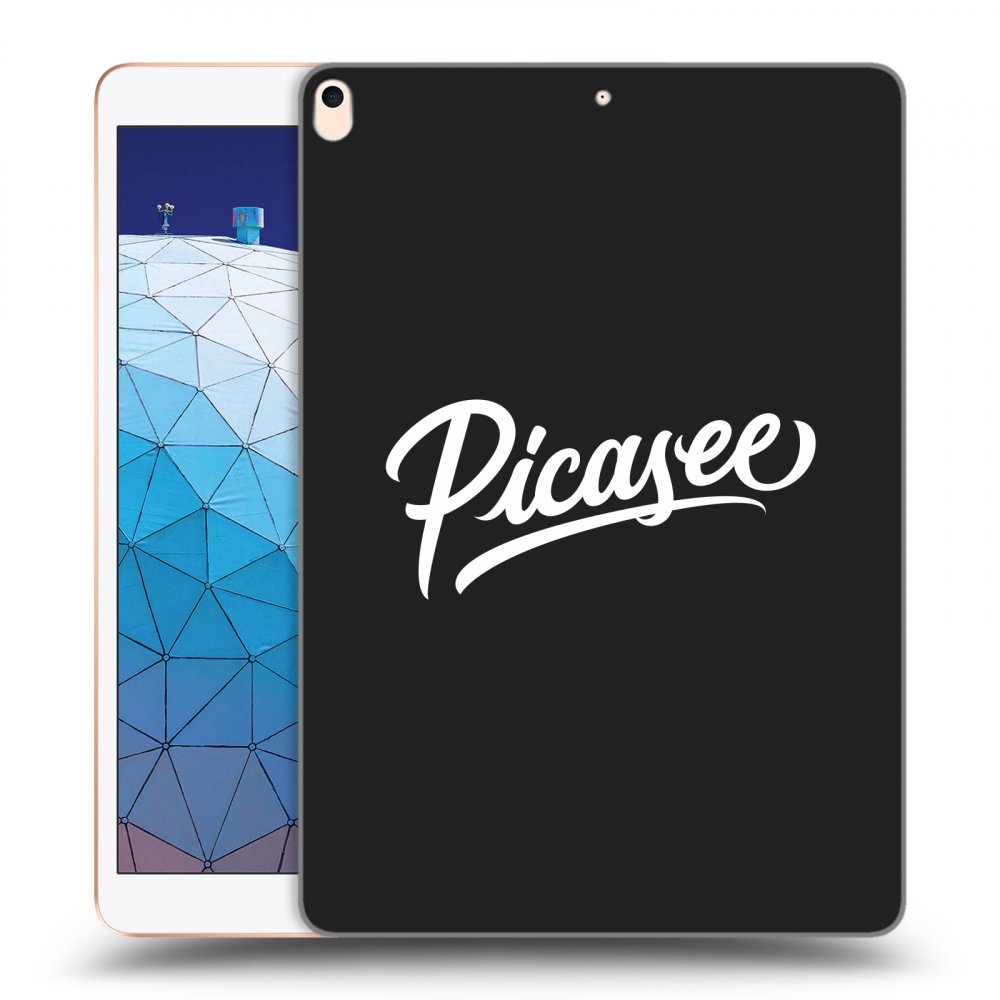 Picasee silikonový černý obal pro Apple iPad Air 10.5" 2019 (3.gen) - Picasee - old logo - white