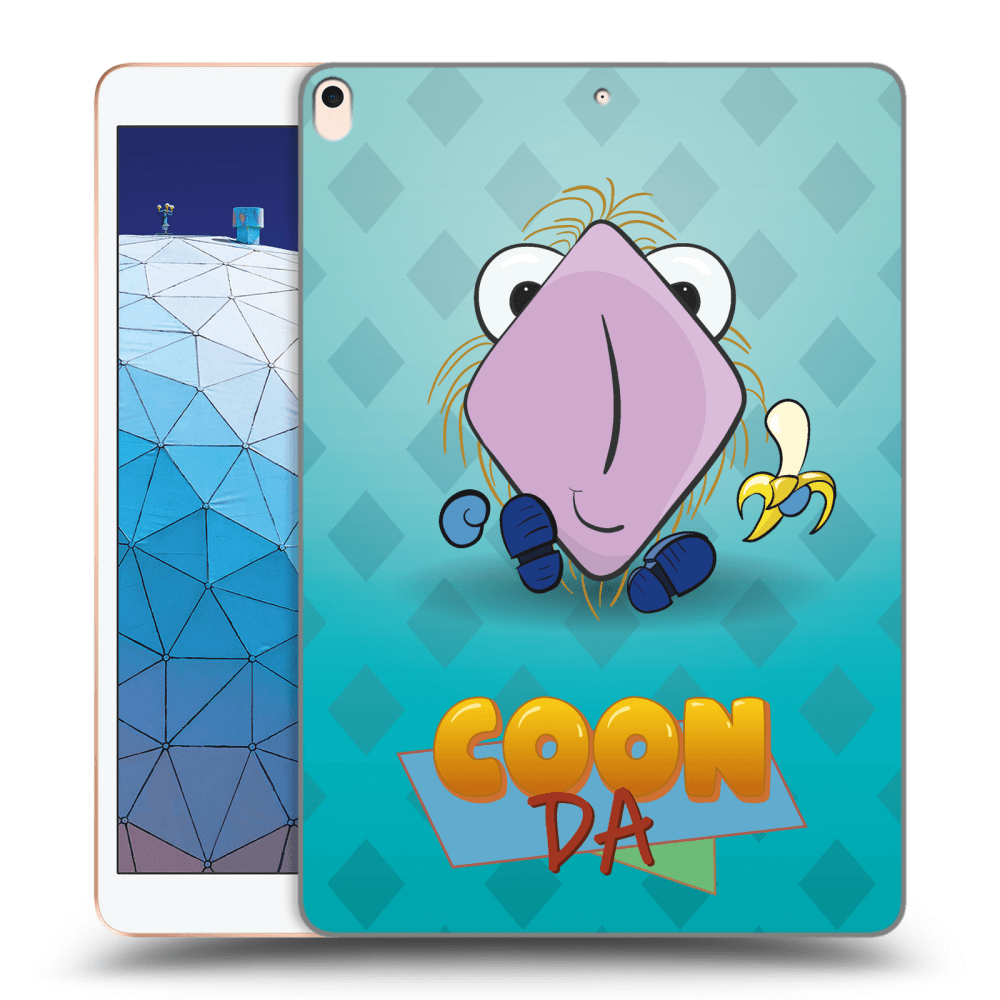 Picasee silikonový průhledný obal pro Apple iPad Air 10.5" 2019 (3.gen) - COONDA chlupatka světlá
