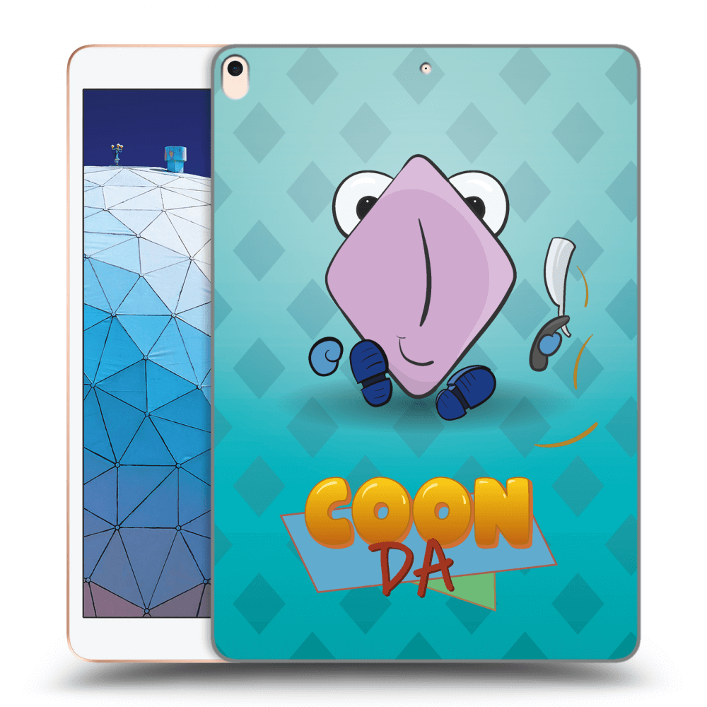 Picasee silikonový průhledný obal pro Apple iPad Air 10.5" 2019 (3.gen) - COONDA holátko - světlá