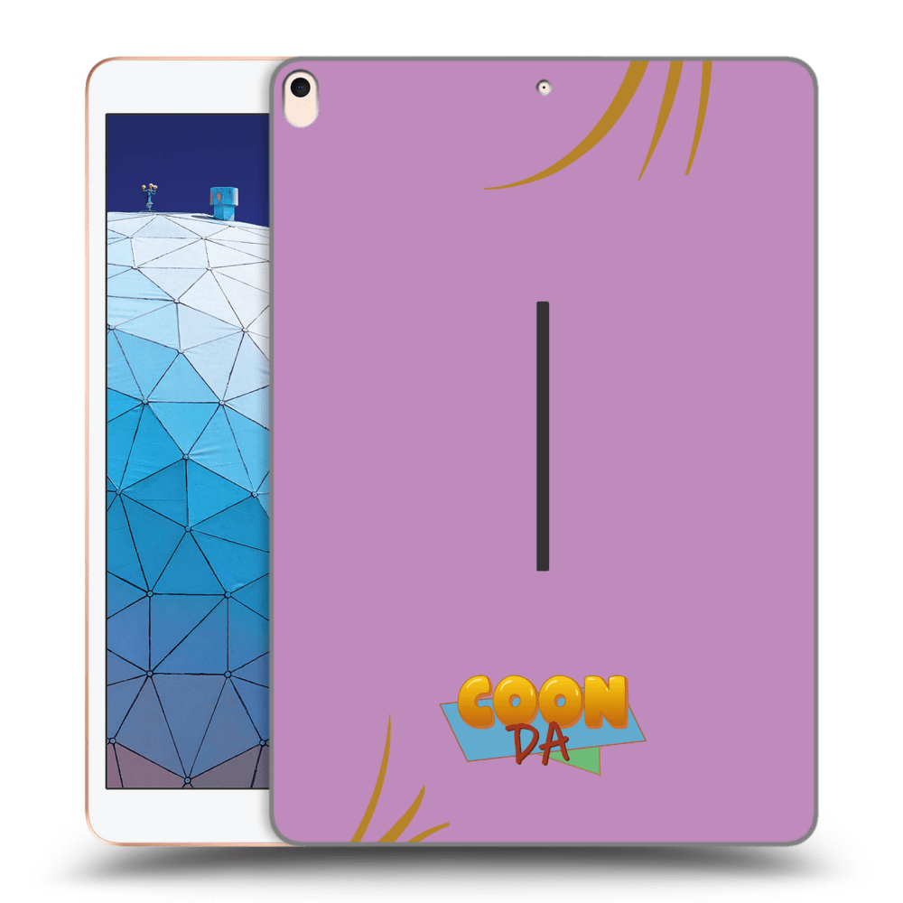 Picasee silikonový průhledný obal pro Apple iPad Air 10.5" 2019 (3.gen) - COONDA růžovka