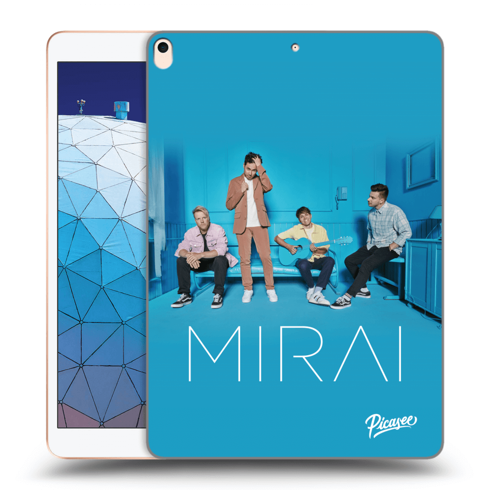 Picasee silikonový průhledný obal pro Apple iPad Air 10.5" 2019 (3.gen) - Mirai - Blue