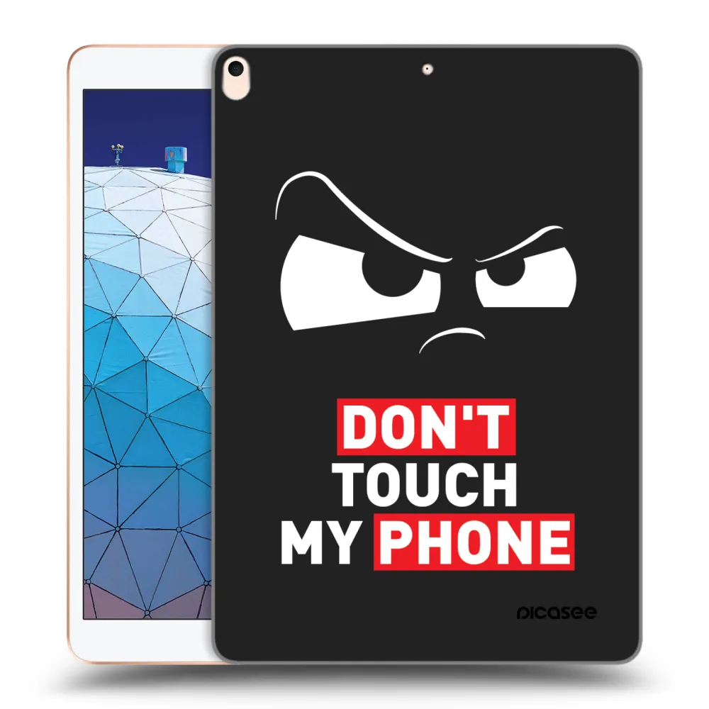 Picasee silikonový černý obal pro Apple iPad Air 10.5" 2019 (3.gen) - Cloudy Eye - Transparent