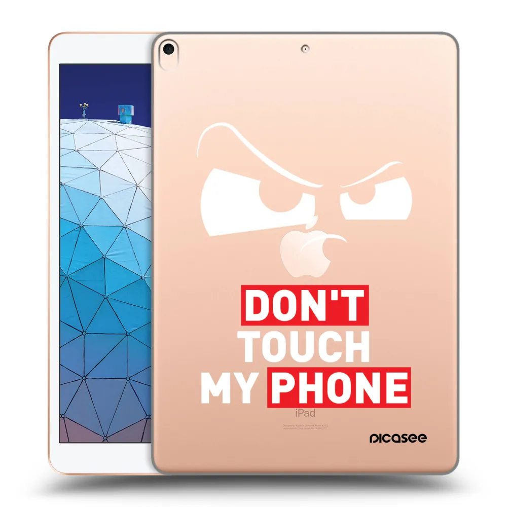 Picasee silikonový průhledný obal pro Apple iPad Air 10.5" 2019 (3.gen) - Cloudy Eye - Transparent