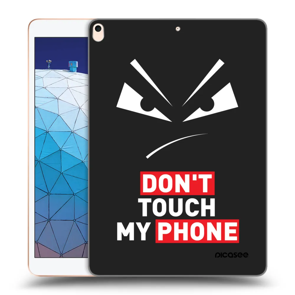 Picasee silikonový černý obal pro Apple iPad Air 10.5" 2019 (3.gen) - Evil Eye - Transparent