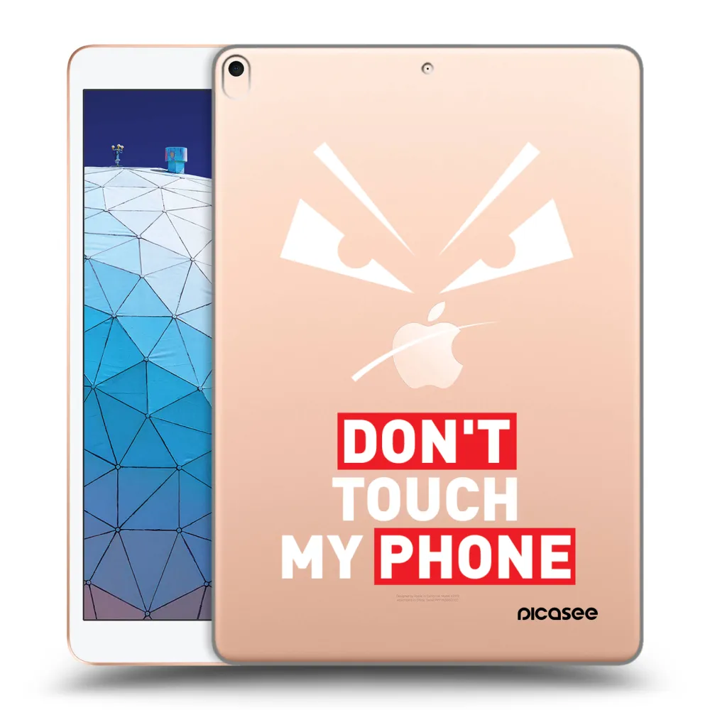 Picasee silikonový průhledný obal pro Apple iPad Air 10.5" 2019 (3.gen) - Evil Eye - Transparent