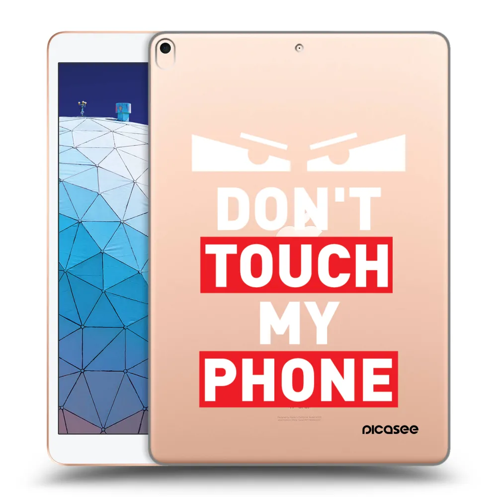 Picasee silikonový průhledný obal pro Apple iPad Air 10.5" 2019 (3.gen) - Shadow Eye - Transparent
