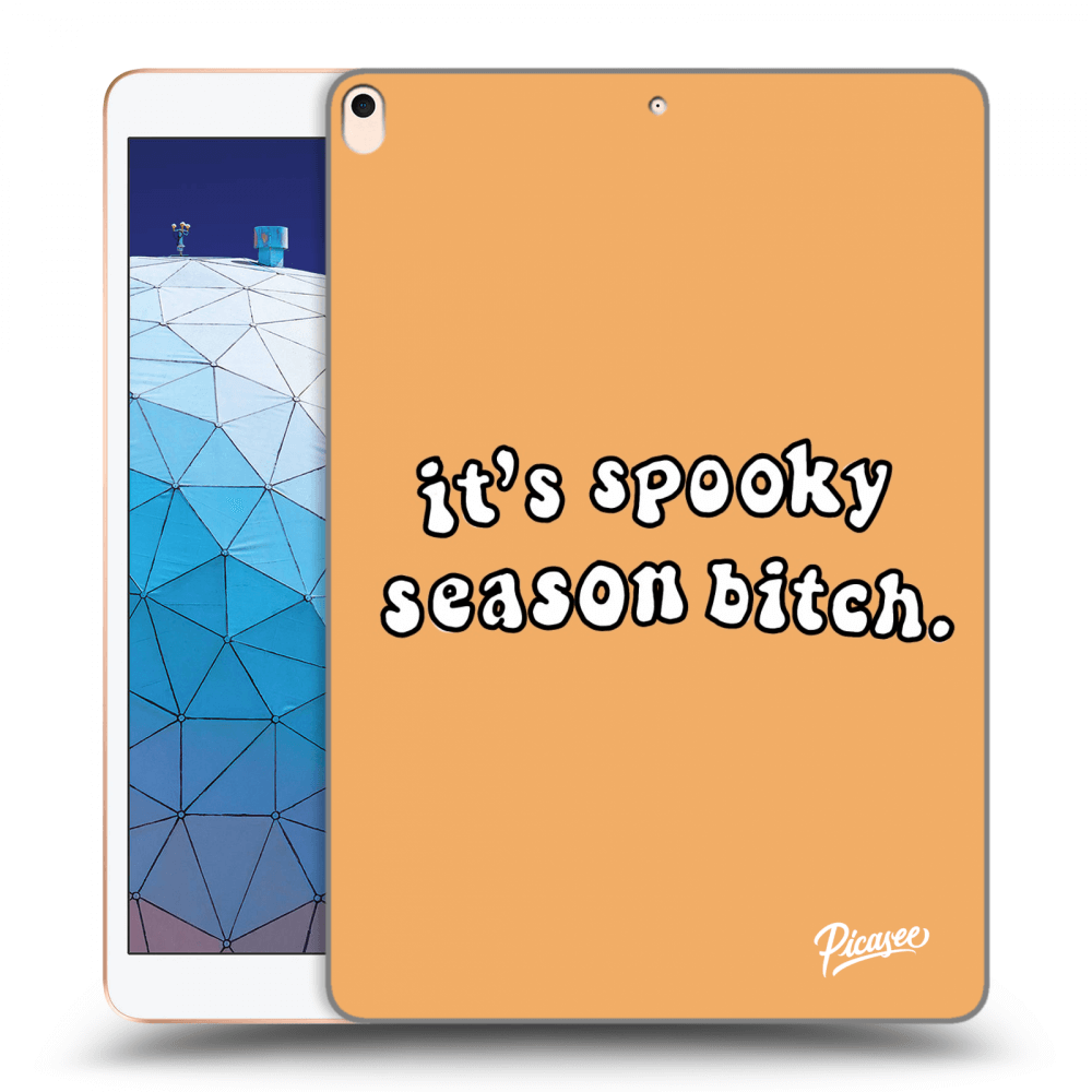 Picasee silikonový průhledný obal pro Apple iPad Air 10.5" 2019 (3.gen) - Spooky season