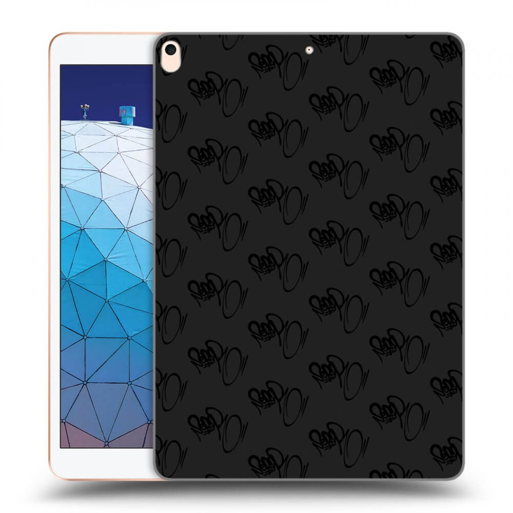 Picasee silikonový černý obal pro Apple iPad Air 10.5" 2019 (3.gen) - Separ - Black On Black 1