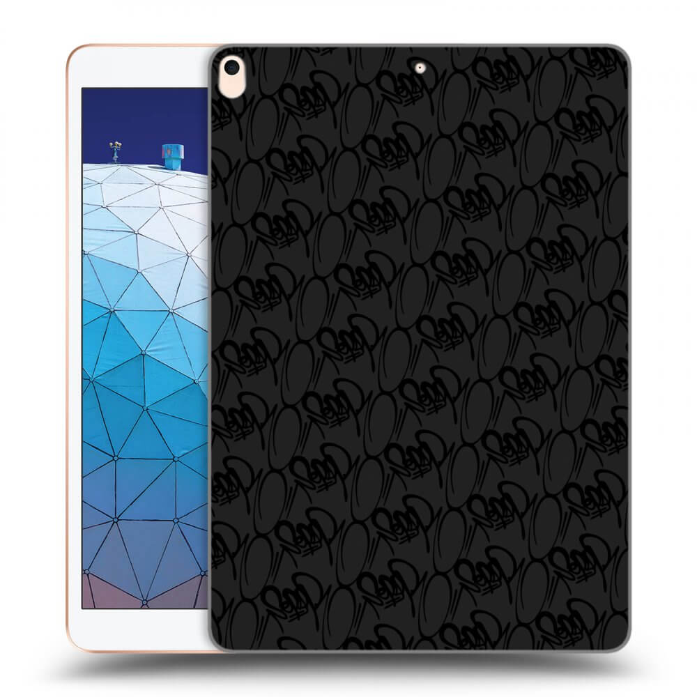 Picasee silikonový černý obal pro Apple iPad Air 10.5" 2019 (3.gen) - Separ - Black On Black 2