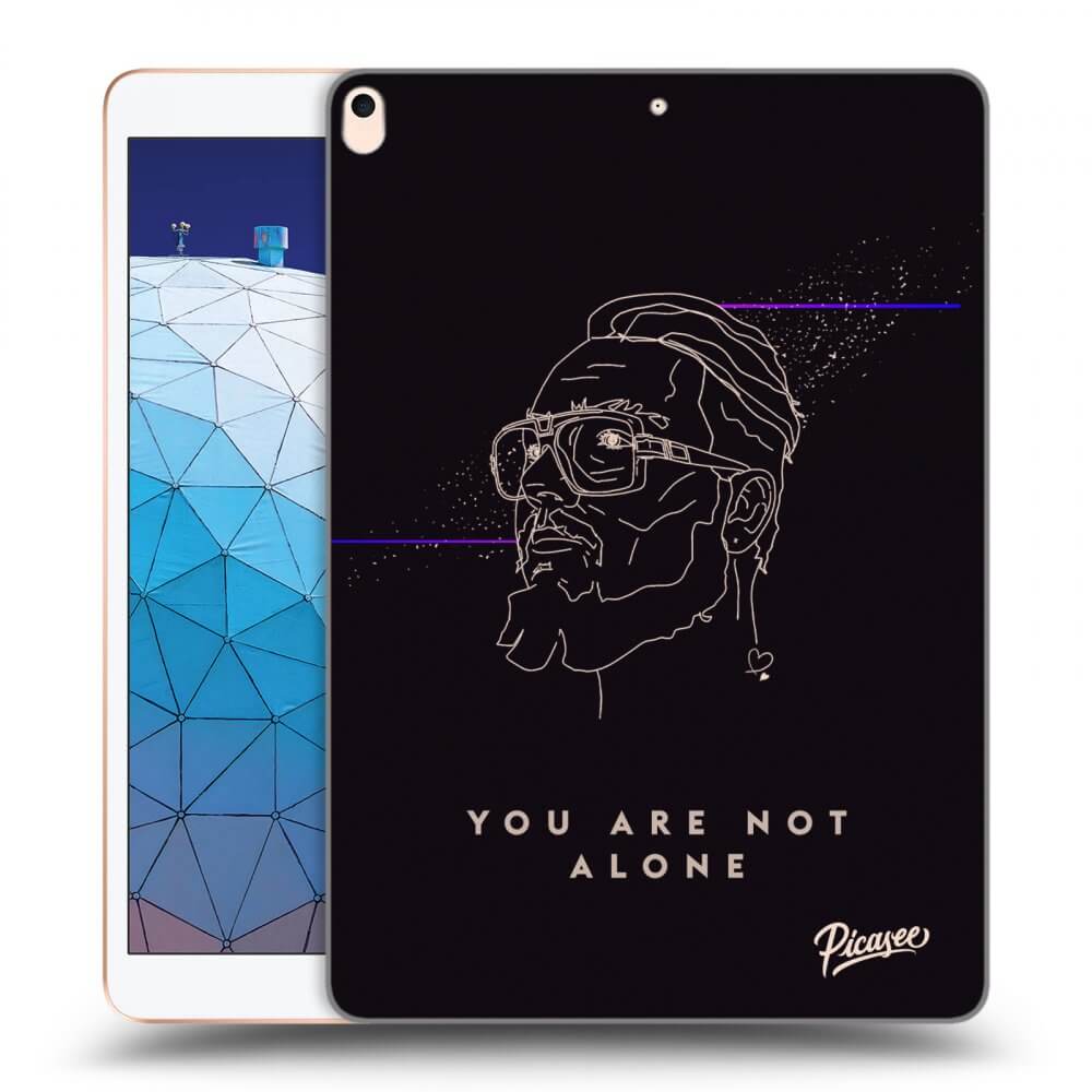 Picasee silikonový průhledný obal pro Apple iPad Air 10.5" 2019 (3.gen) - You are not alone