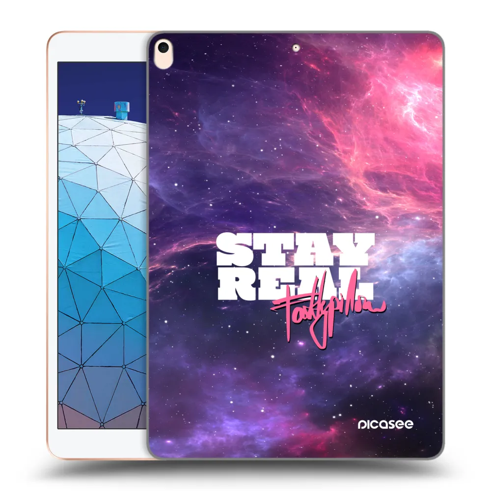 Picasee silikonový průhledný obal pro Apple iPad Air 10.5" 2019 (3.gen) - Stay Real