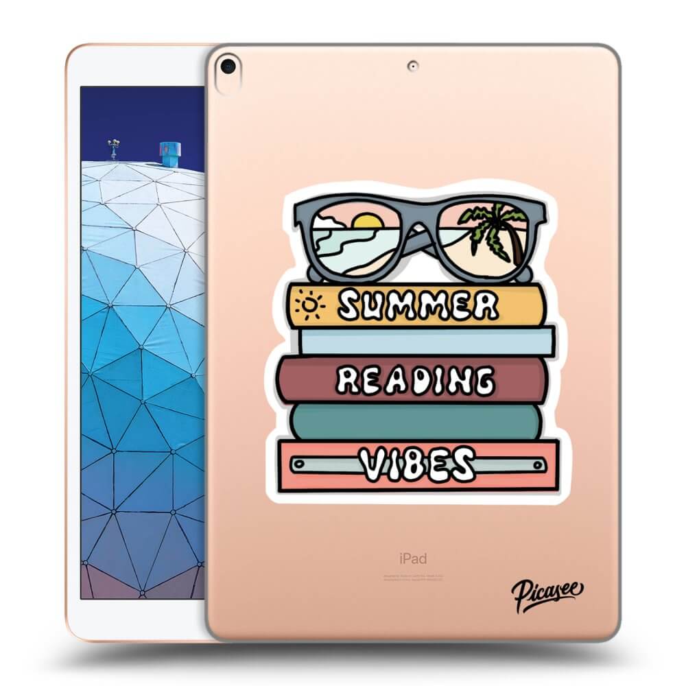 Picasee silikonový průhledný obal pro Apple iPad Air 10.5" 2019 (3.gen) - Summer reading vibes