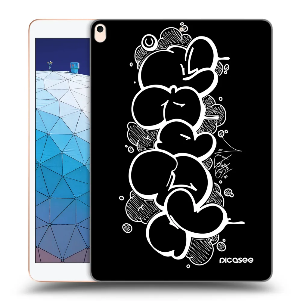 Picasee silikonový průhledný obal pro Apple iPad Air 10.5" 2019 (3.gen) - Throw UP